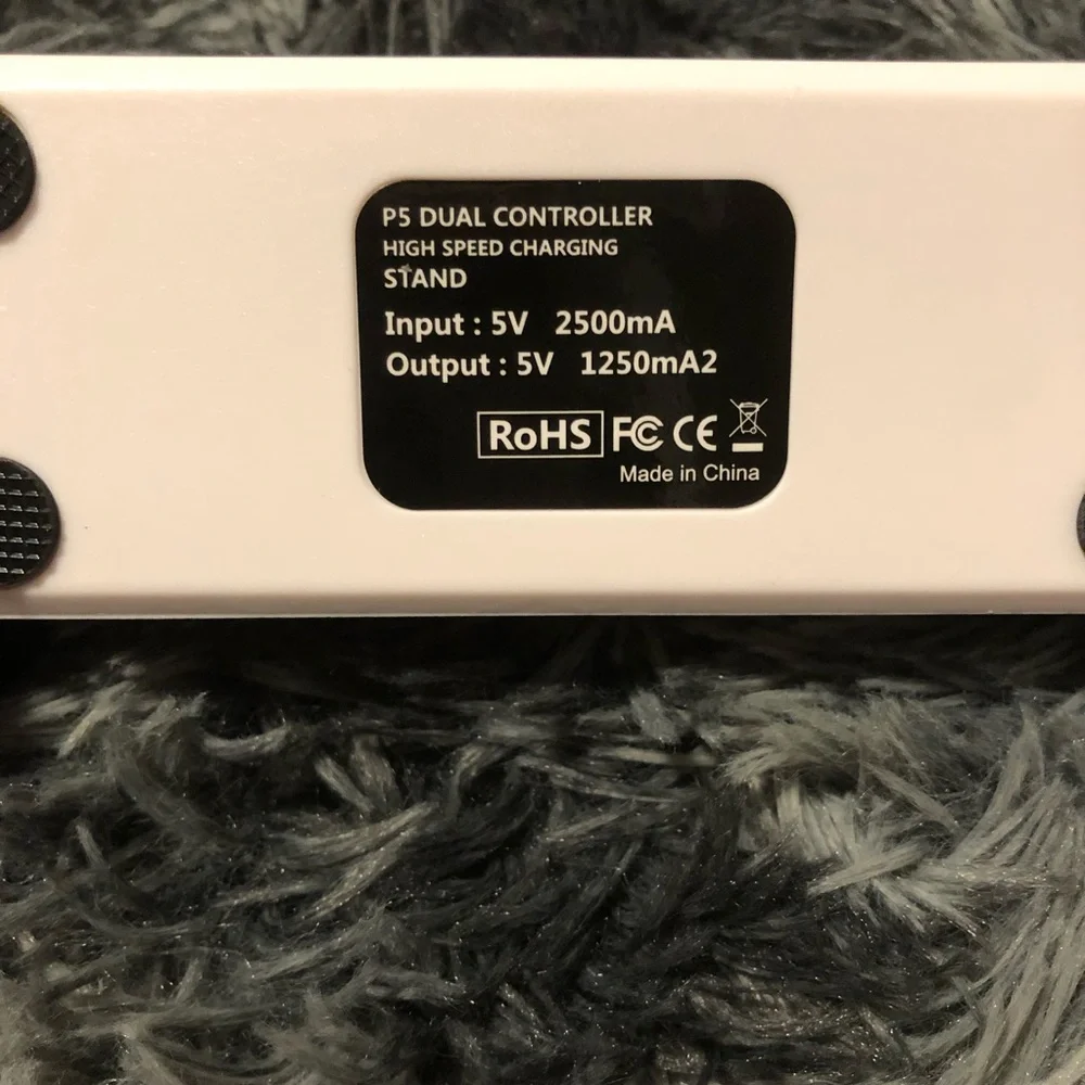 PS5 dual controller charging station